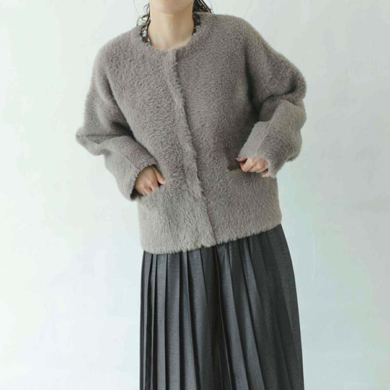 sosotto  フェイクファーニットカーデ / GYBE20